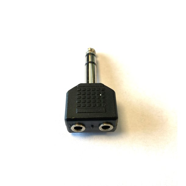 Stereo Adapter, Stereo Jack han - 2 x Minijack hun
